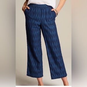 J. Jill Blue Patterned Pants